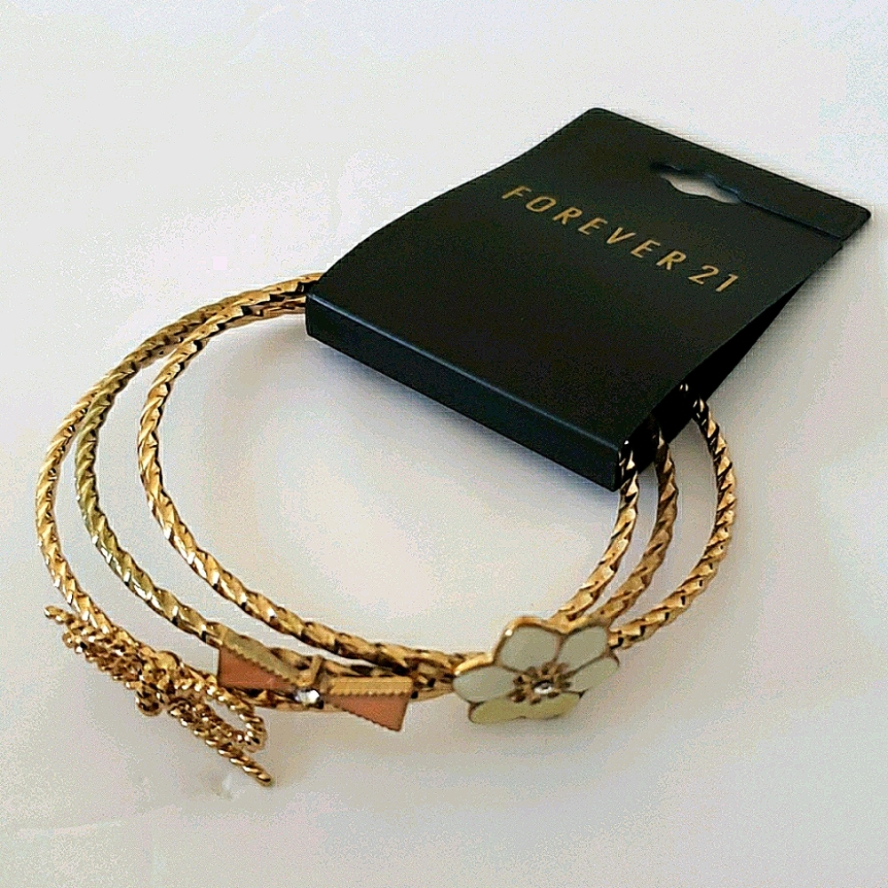 Forever 21 bangle bracelets